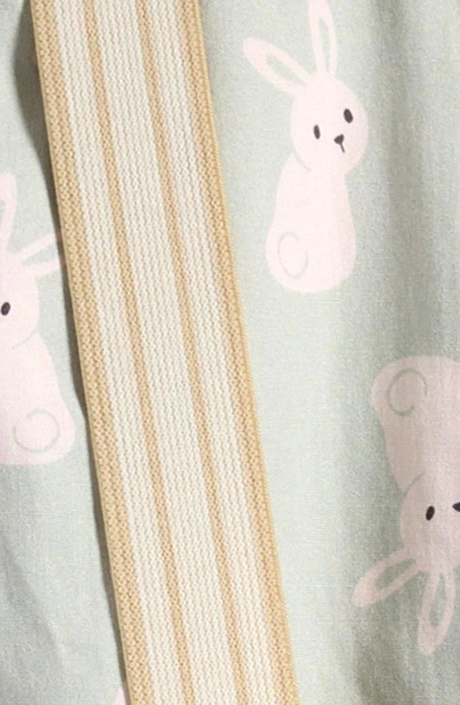 Draper James Short Sleeve Button-Up Shirt, Suspender Shorts & Bow Tie Set 2