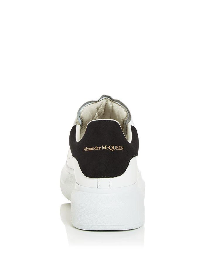 Alexander McQueen Women's Oversized Suede Heel Detail Sneakers 5