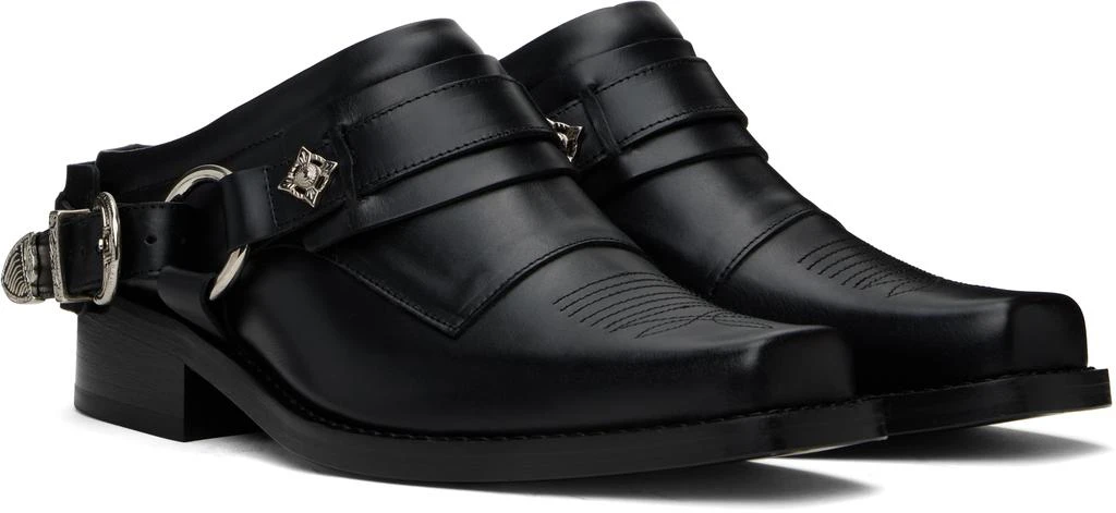 Toga Virilis Black Western Mules 4