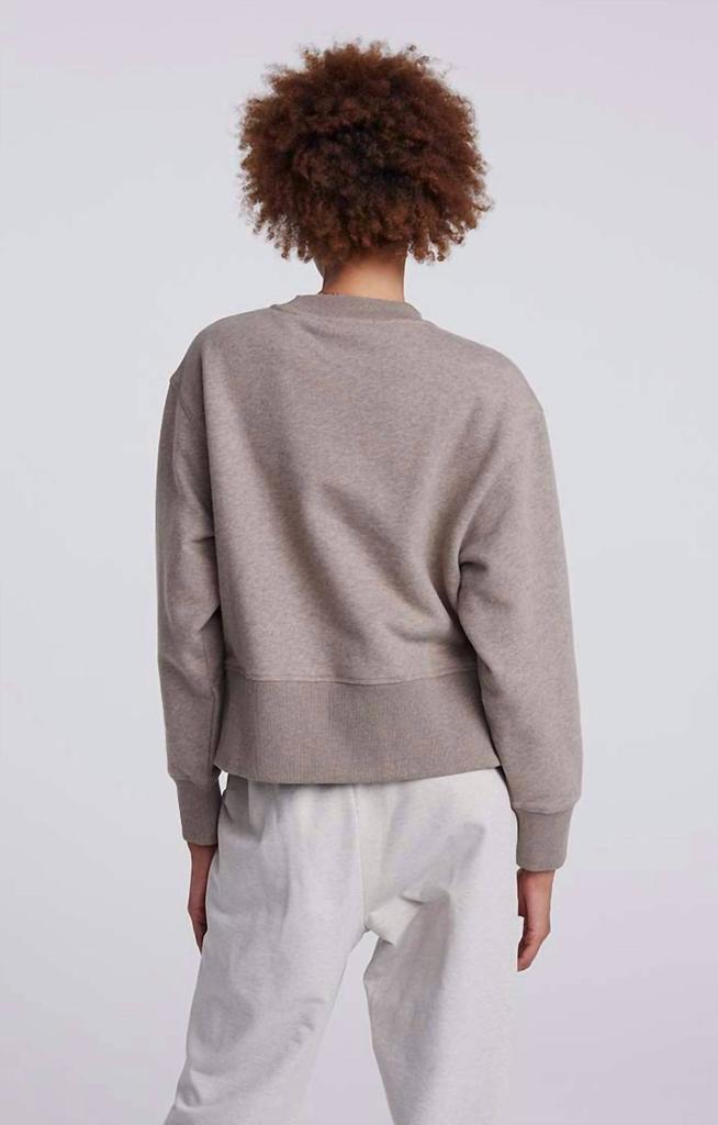 Varley Eton Sweatshirt In Cashew Marl