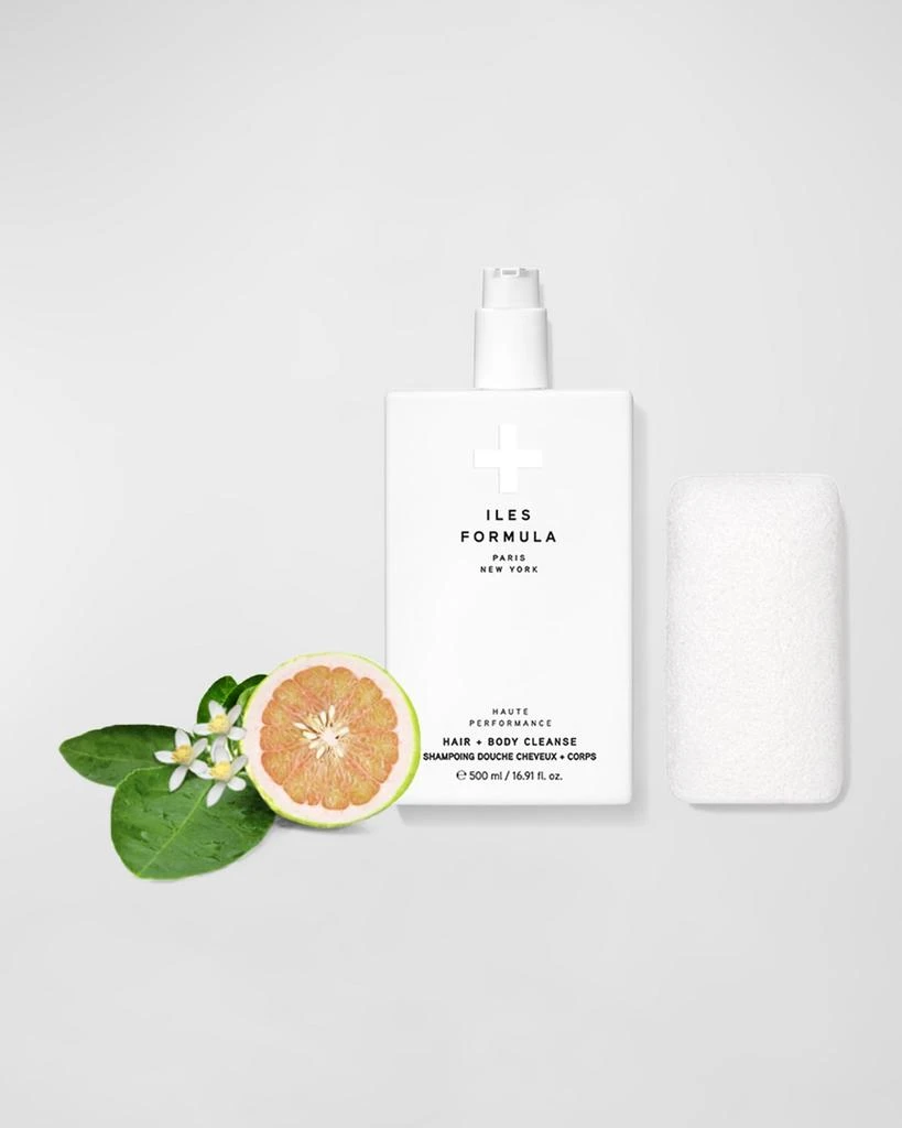 Iles Formula Hair + Body Cleanse with Body Sponge 4