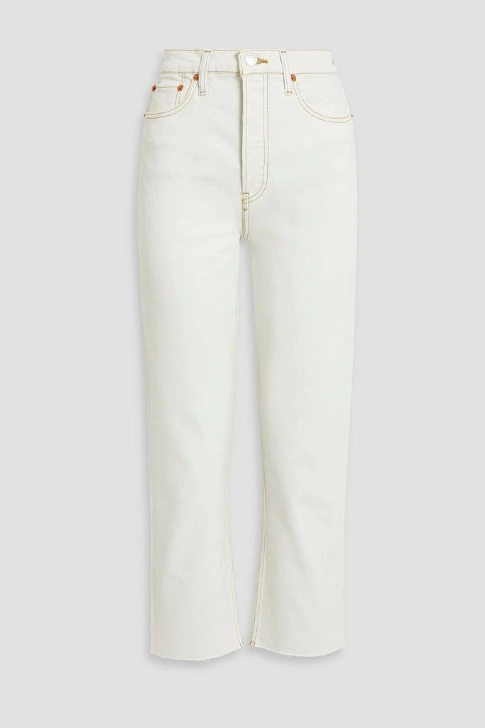 Re/Done 70s high-rise straight-leg jeans 1