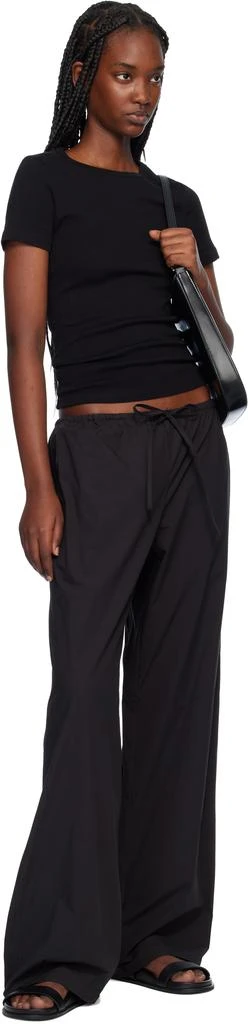 Matteau Black Drawcord Trousers 4