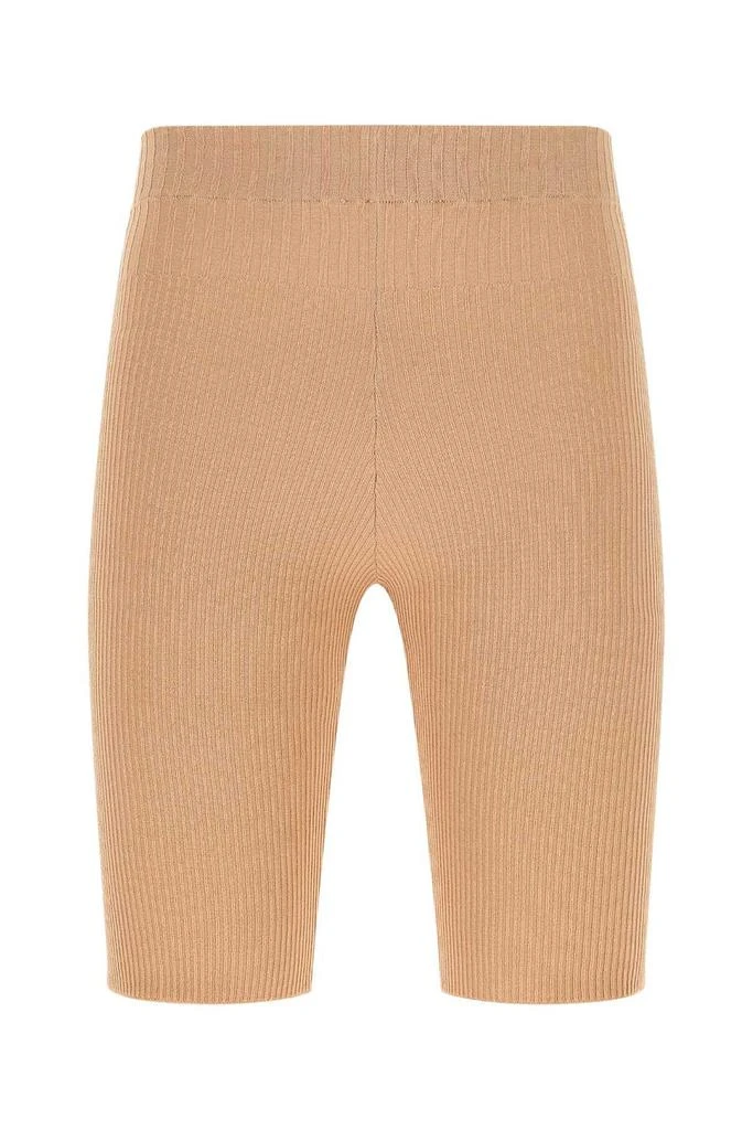 ANDREA ADAMO Andrea Adamo High-Waist Ribbed Shorts 1