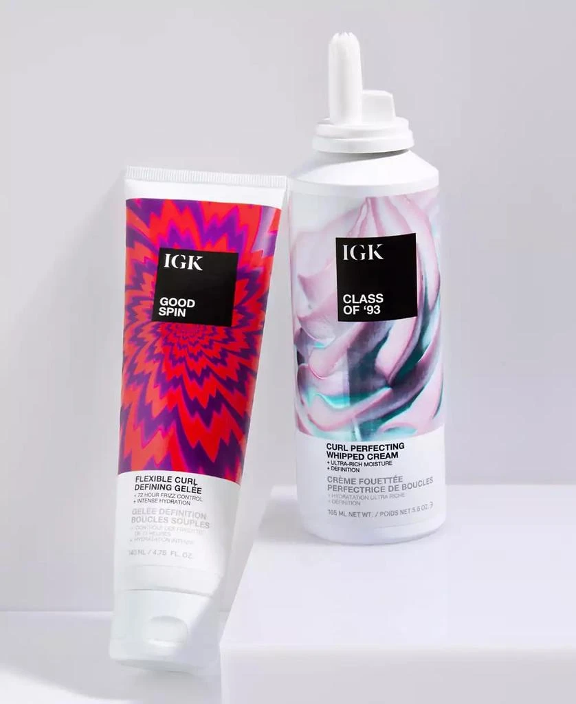 IGK Hair Class Of '93 Curl Perfecting Whipped Cream 8