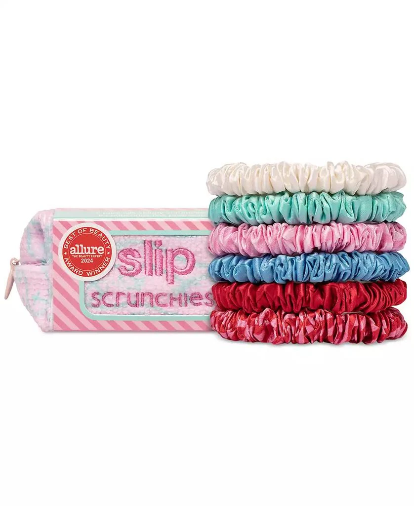 Slip 7-Pc. Pure Silk Skinny Scrunchies Set 1