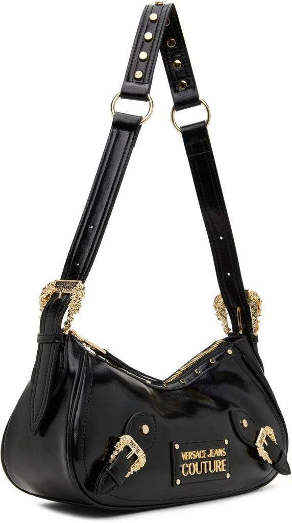 Versace Jeans Couture SSENSE Exclusive Black Medium Biker Bag 2