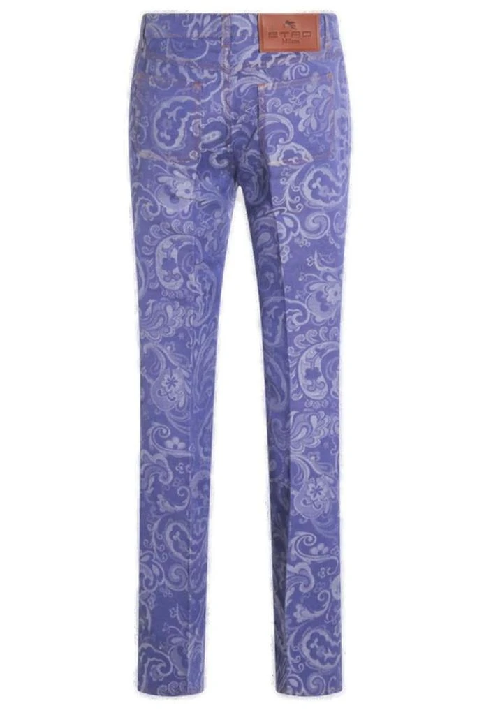 ETRO Etro Paisley-Jacquard Logo Patch Jeans 2