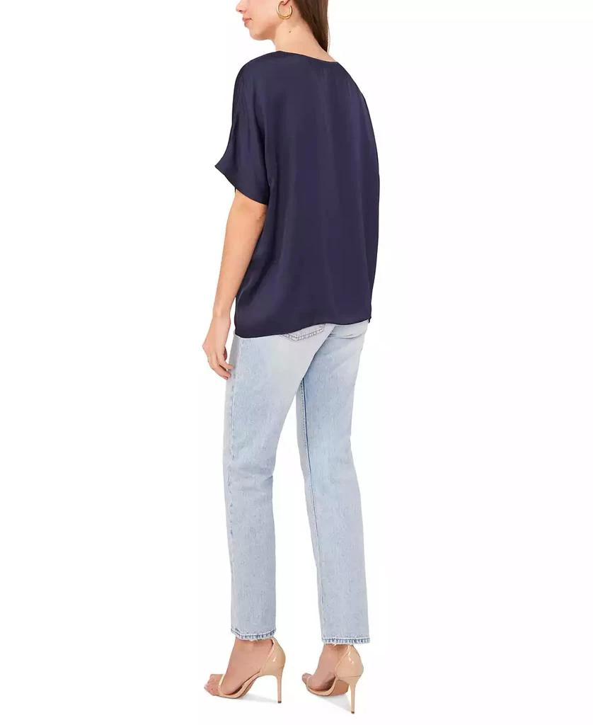 Vince Camuto Women's Satin Dolman-Sleeve Top 4