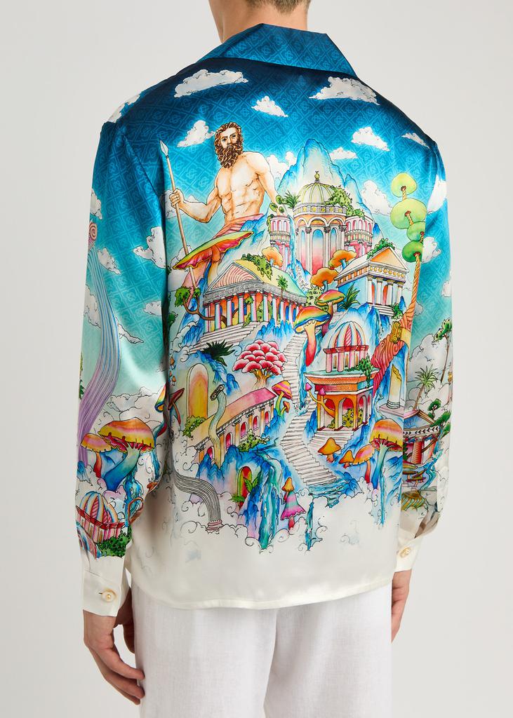 トップス CASABLANCA The Road to Knowledge White 'The Road To Knowledge' T-Shirt by Casablanca on Sale