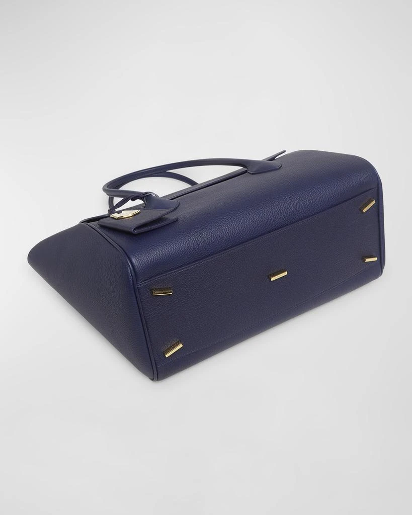 Salvatore Ferragamo Firenze Flap Leather Tote Bag 2