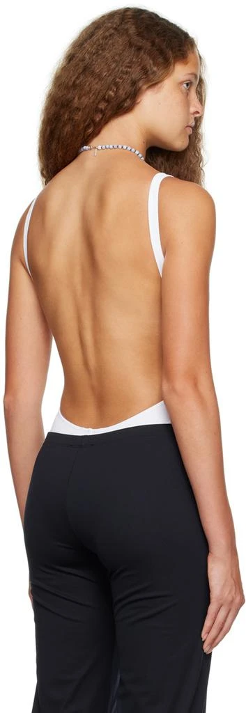 Maryam Nassir Zadeh White Emi One-Piece Swimsuit 3