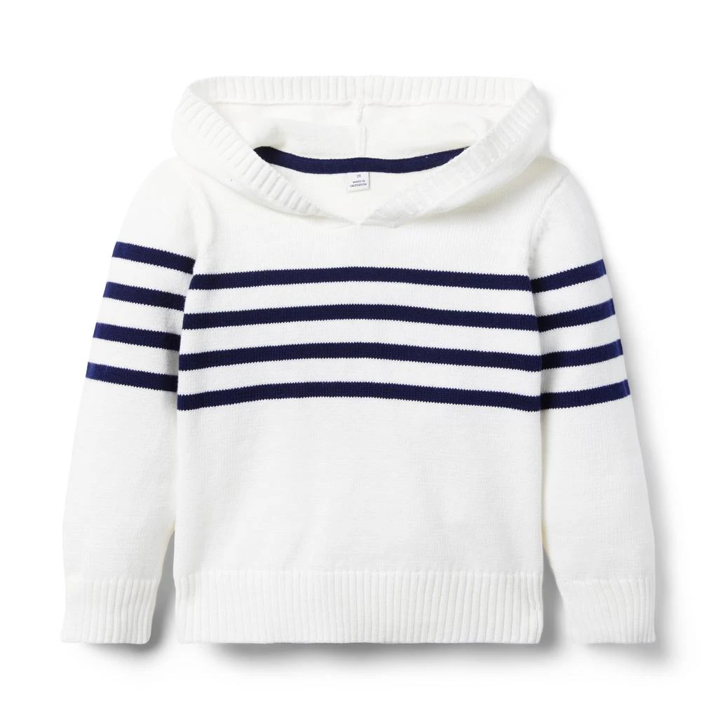 Janie and Jack Striped Sweater Hoodie (Toddler/Little Kid/Big Kid) 1