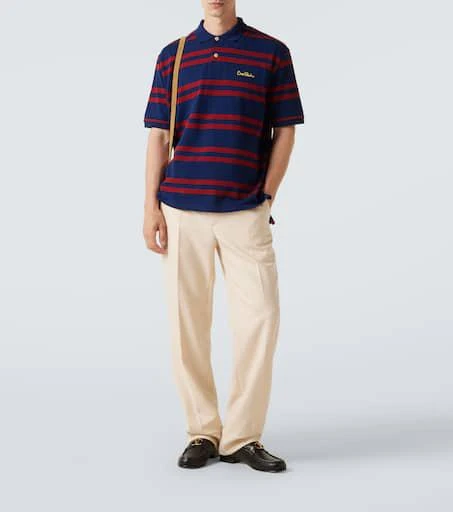 Valentino Chez Valentino striped cotton polo shirt 2