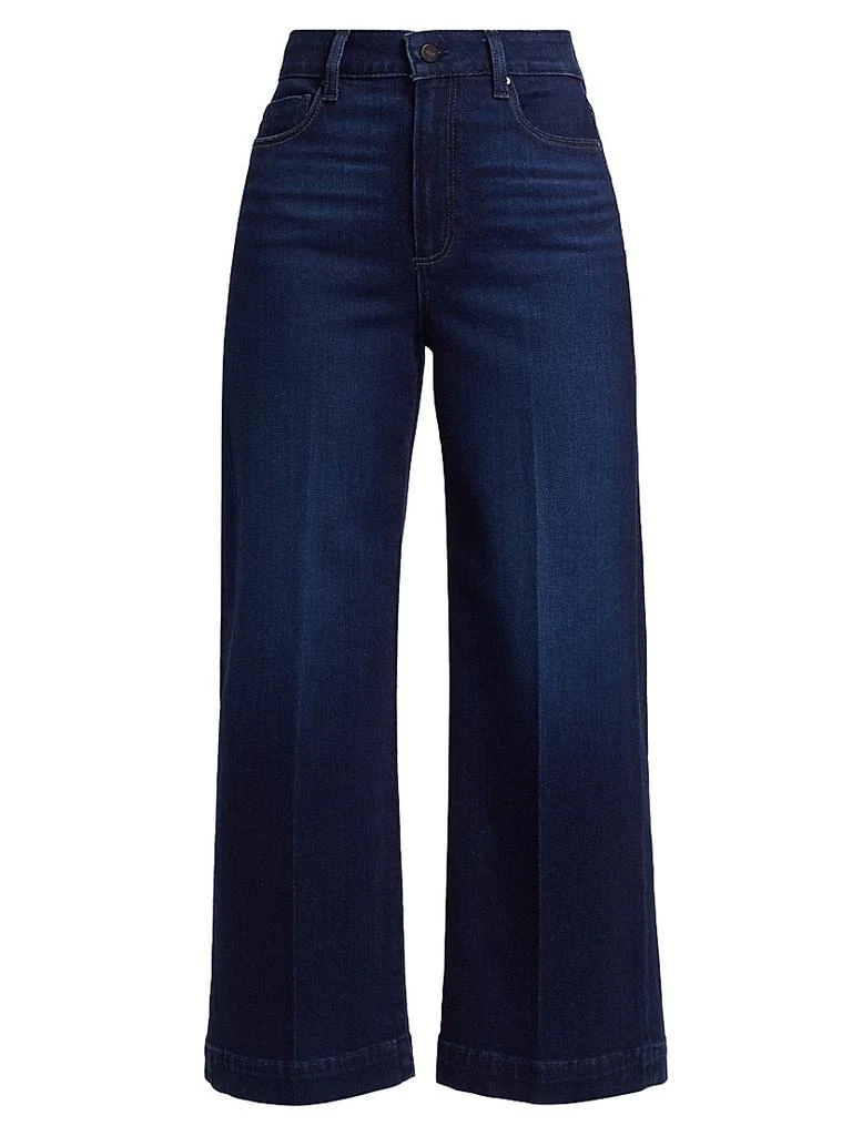 Paige Anessa Stretch-Denim High-Rise Crop Jeans 1
