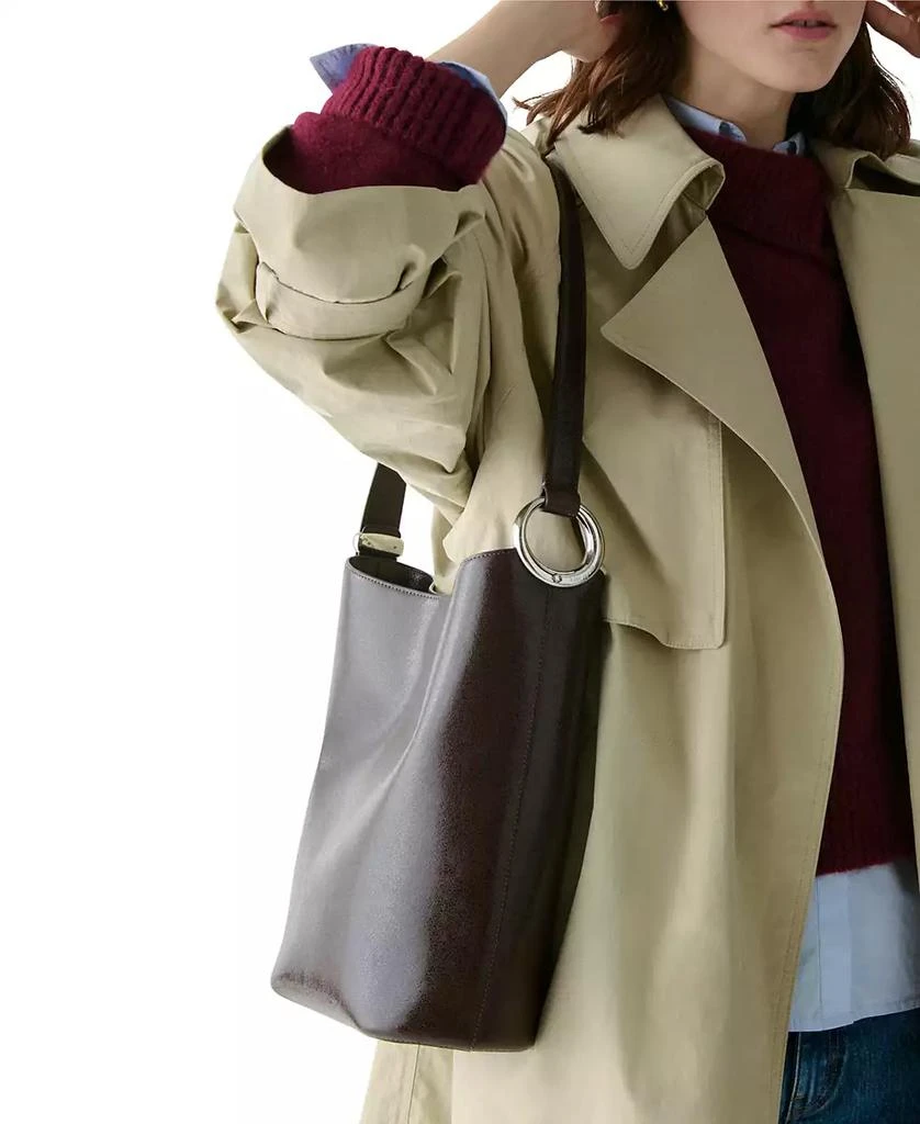 Kate Spade Halo Medium Smooth Leather Bucket Bag 2