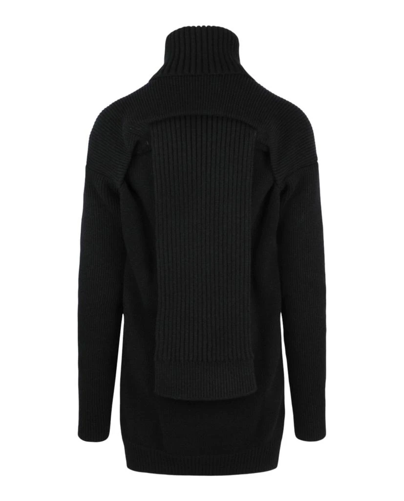 Bottega Veneta Wool Blend Turtleneck Scarf Sweater 2
