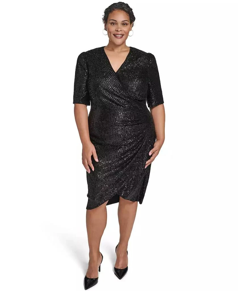 Shop Plus Size Short-Sleeve Sequin Dress on Sale at BeyondStyle  Get 61%  Off Plus Size Short-Sleeve Sequin Dress with Limited-Time Flash Deals,  Exclusive Discounts, and Special Offers. Enjoy Unbeatable Savings on