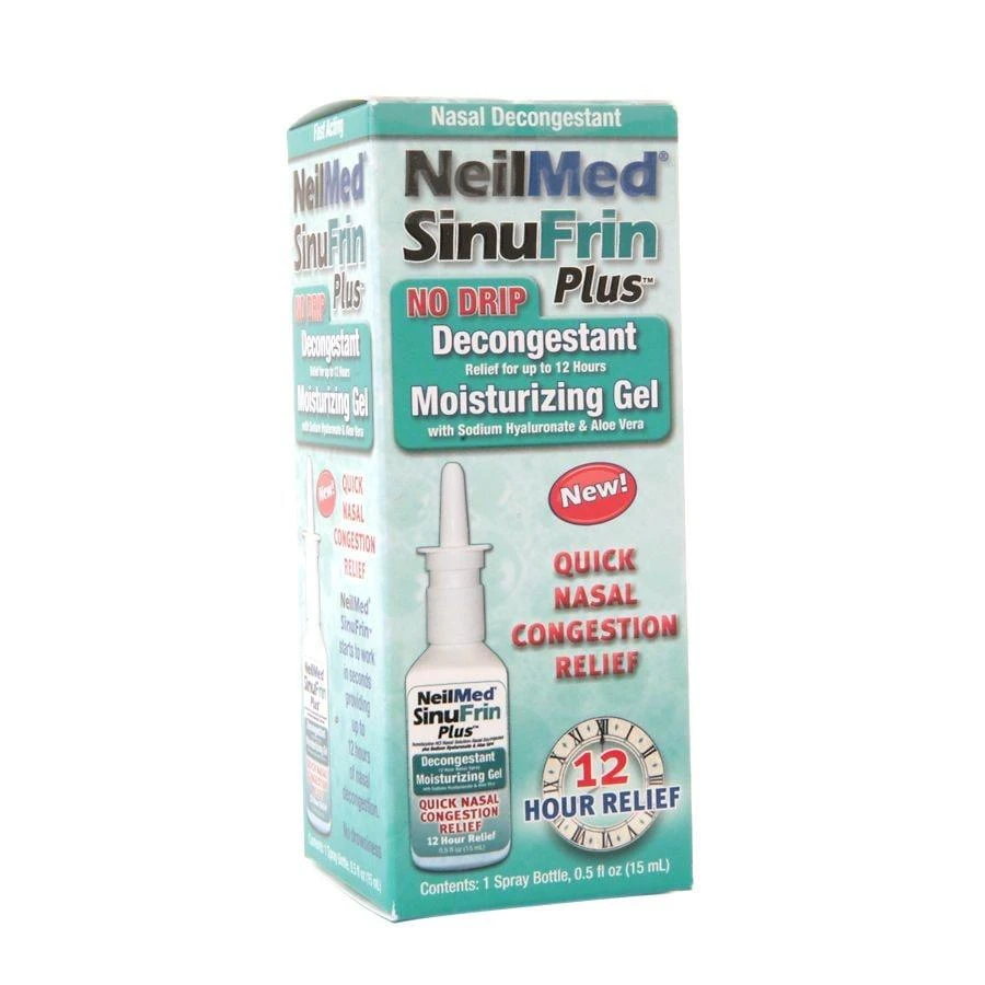 NeilMed SinuFrin Plus No Drip Decongestant Moisturizing Gel