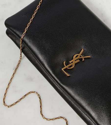 Yves Saint Laurent Calypso Mini leather wallet on chain 5