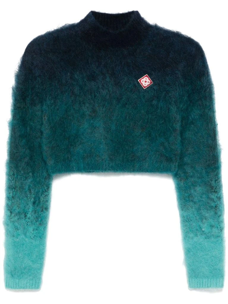 Casablanca CASABLANCA GRADIENT HIGH-NECK SWEATER 1