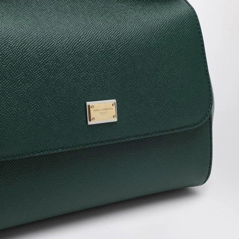 Dolce & Gabbana Dolce & Gabbana Large Dark Green Sicily Hand Bag 5