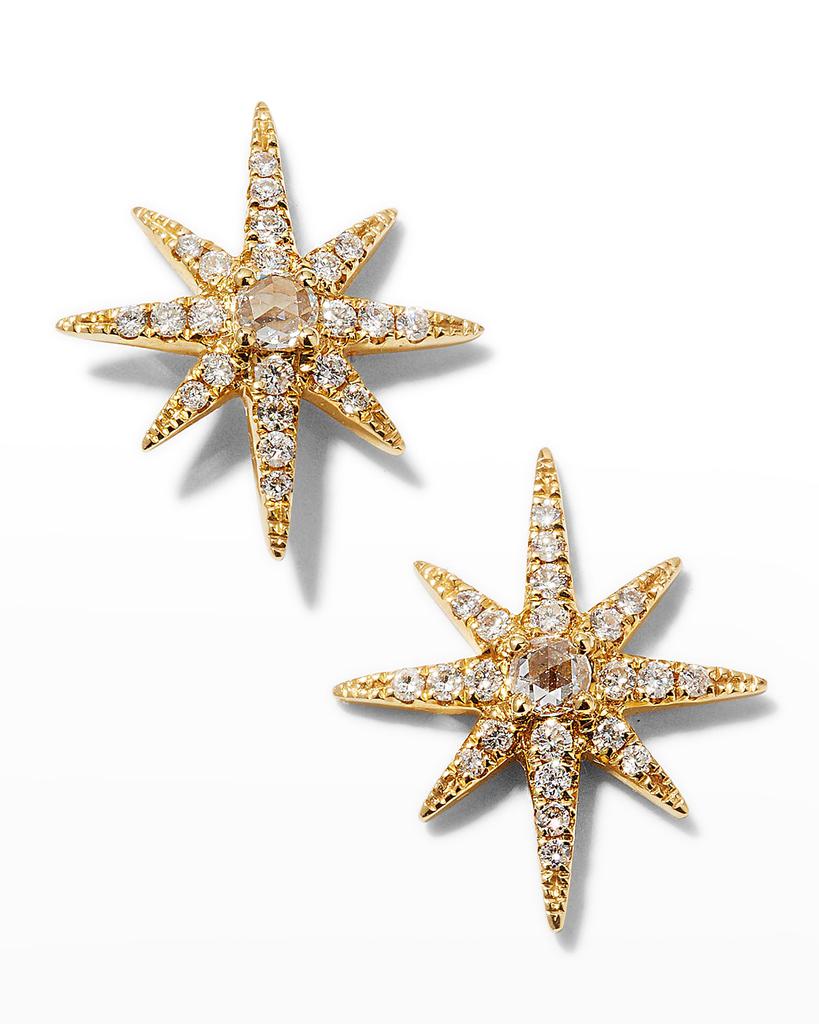 Graziela Gems Yellow Starburst Stud Earrings