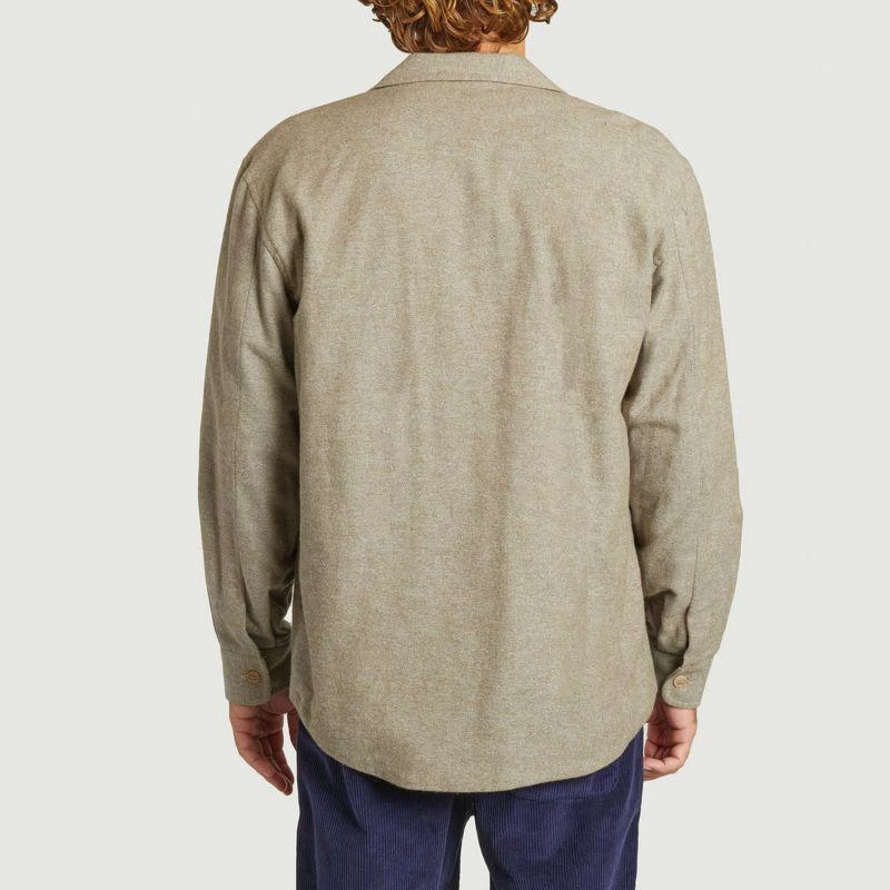 noyoco Mars overshirt Khaki Twill NOYOCO 3