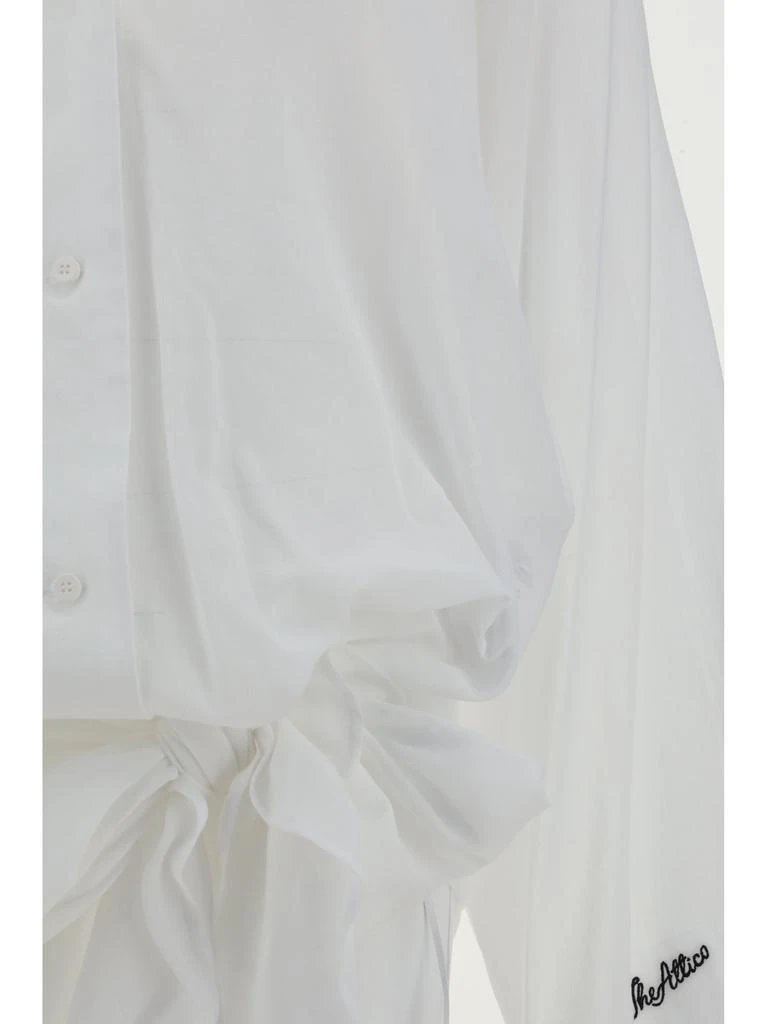 The Attico The Attico V-Neck Mini Shirt Dress 3