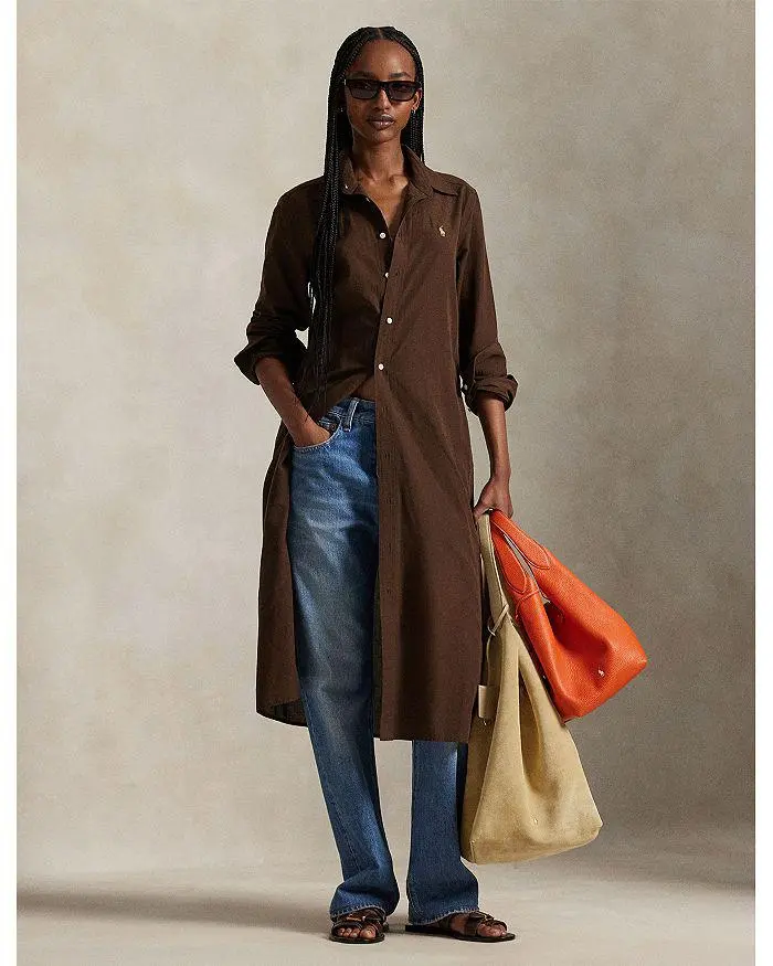 Ralph Lauren Cotton-Linen Belted Shirtdress 5