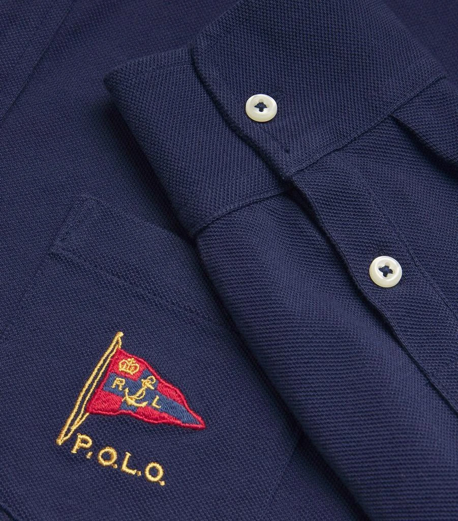 Ralph Lauren Cotton Flag-Embroidered Polo Shirt 5