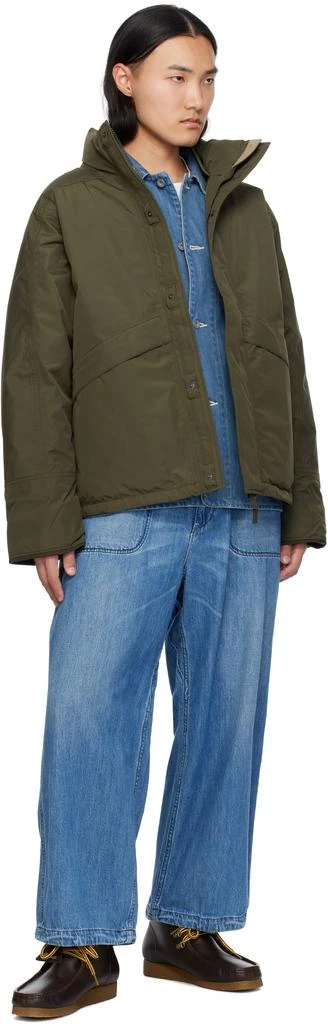 Nanamica Khaki GORE-TEX Short Down Jacket 4