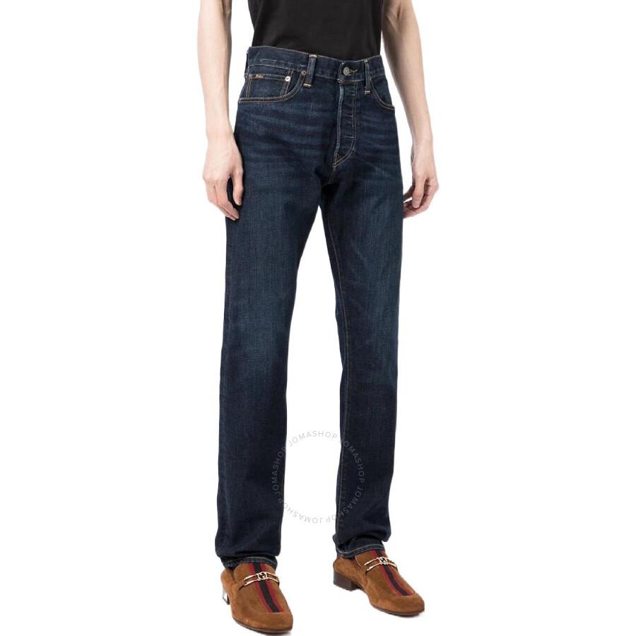 Ralph Lauren Mid-Rise Cotton-Blend Denim Jeans