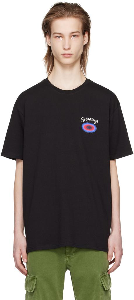 Saturdays NYC Black Printed T-Shirt