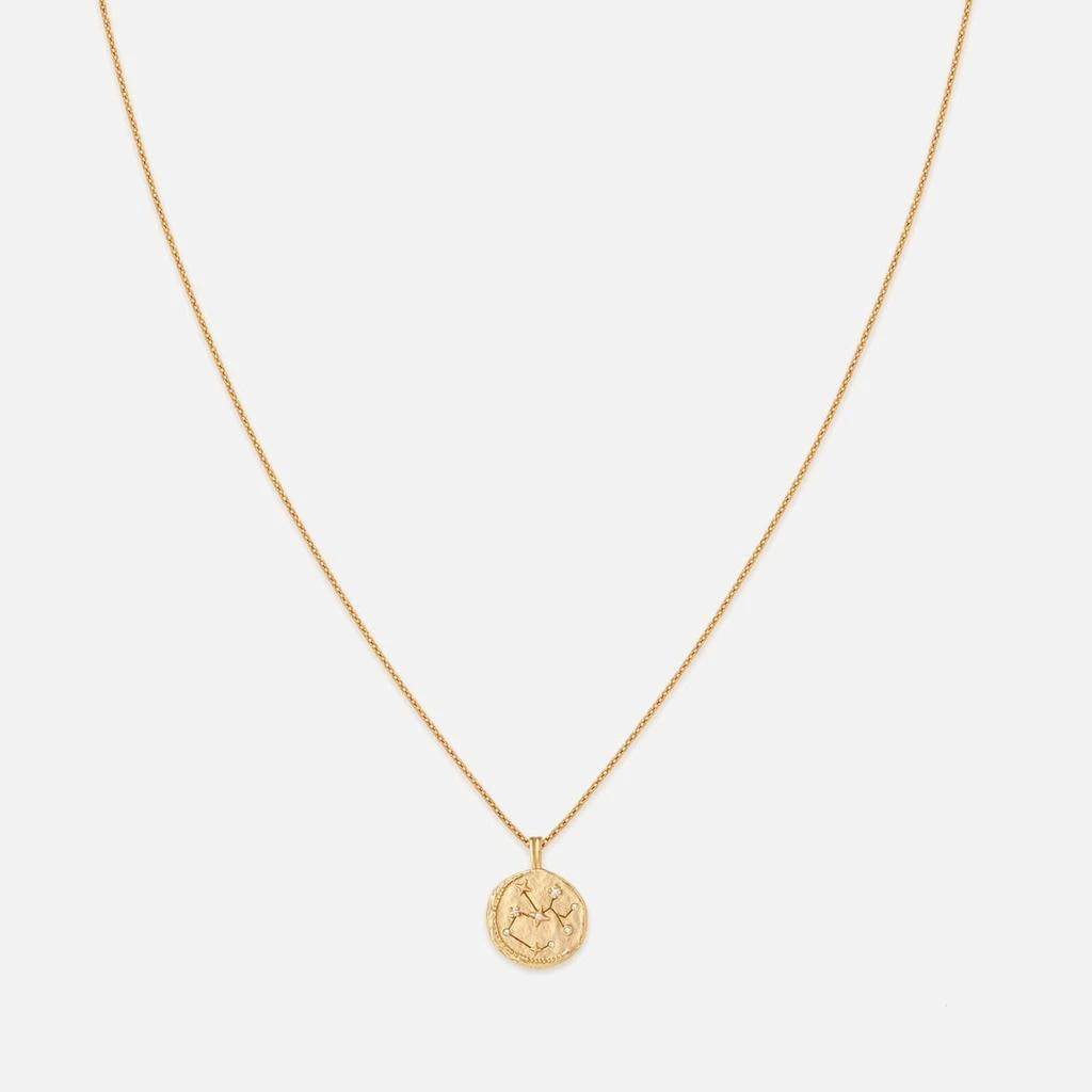 ASTRID & MIYU Astrid & Miyu Sagittarius Zodiac 18-Karat Gold-Plated Necklace 1