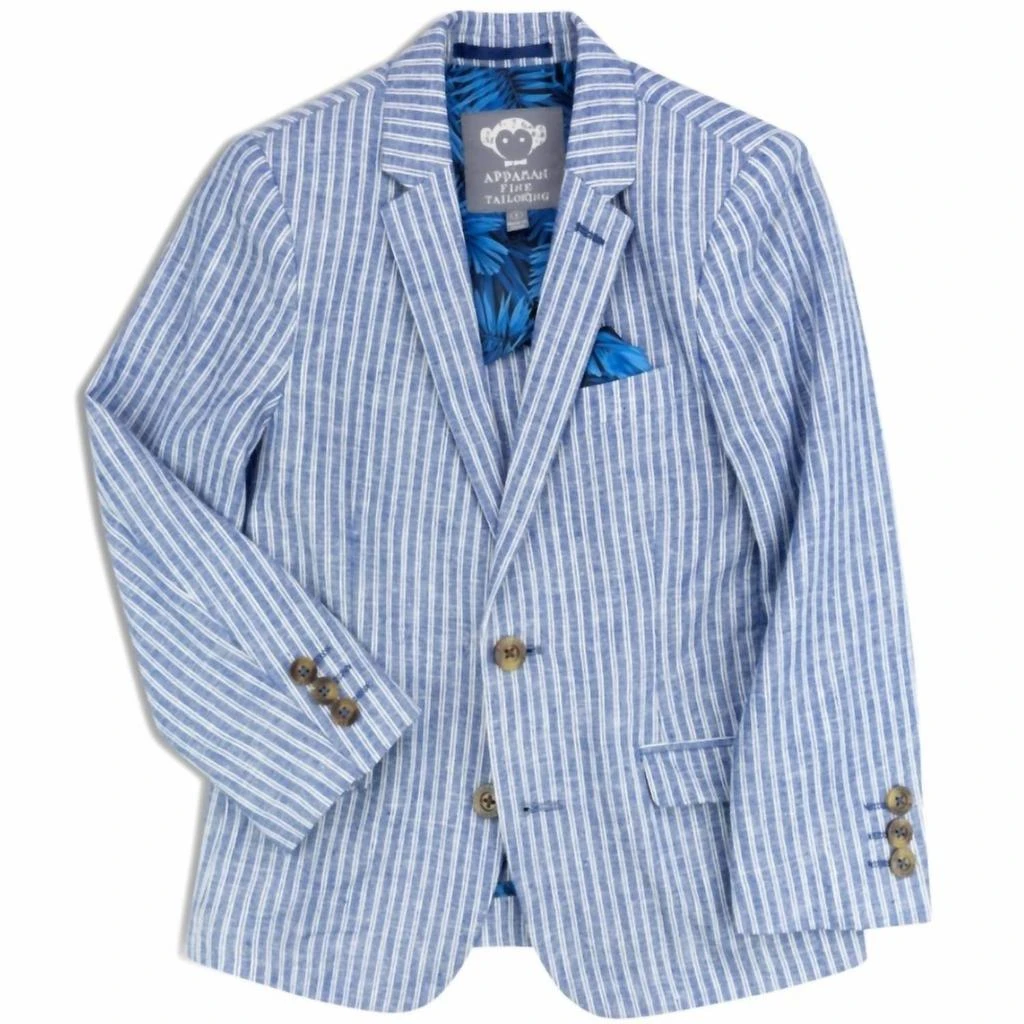 Appaman Sports Jacket In Cabana Stripe 3