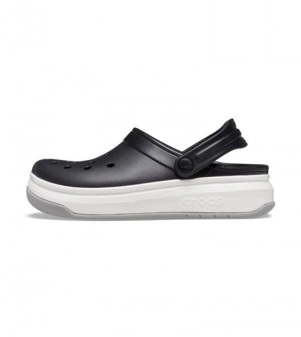 Crocs band Full Force 206122-066 Clog Men's 9 Black Platform Shoes ERK1501 3