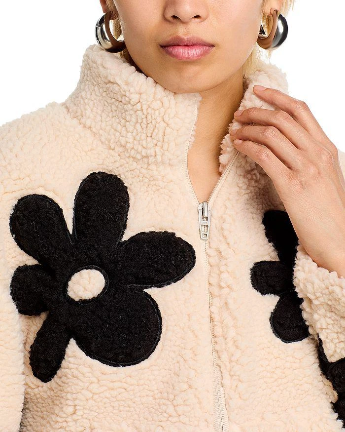 Blank NYC Floral Faux Fur Jacket 5