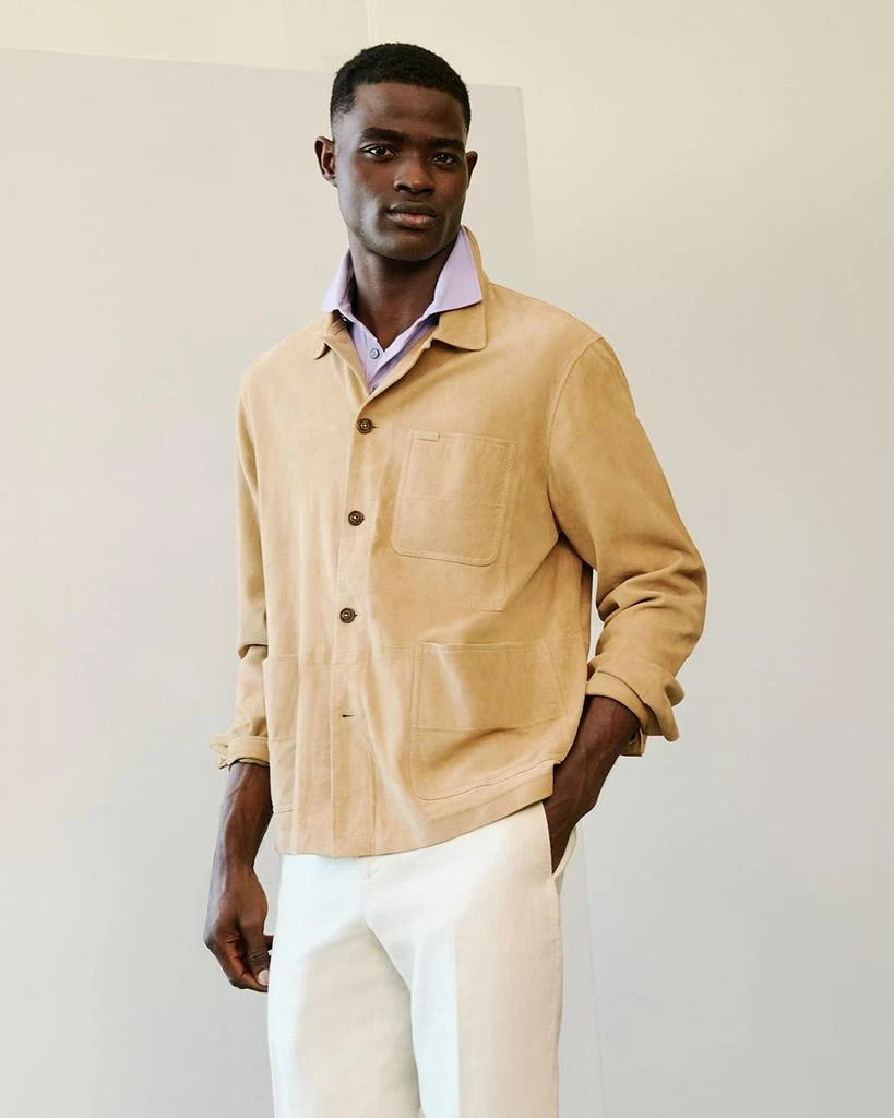 Ralph Lauren Suede Utility Jacket 8