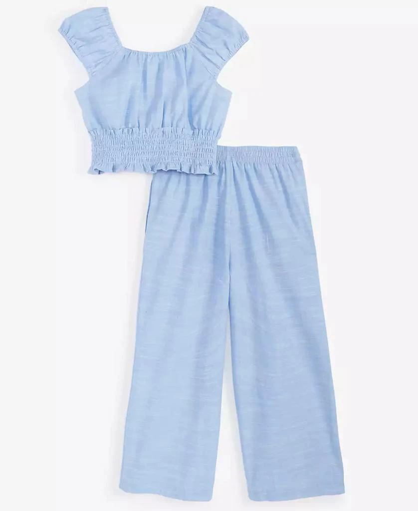 Epic Threads Little & Big Girls 2-Pc. Chambray Top & Pants Set, Created for Macy's 2