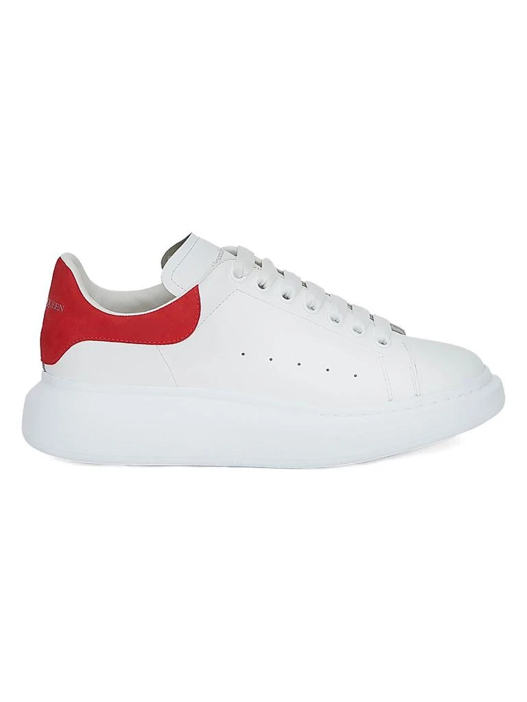 Alexander McQueen Men
s Oversized Leather Platform Sneakers 1