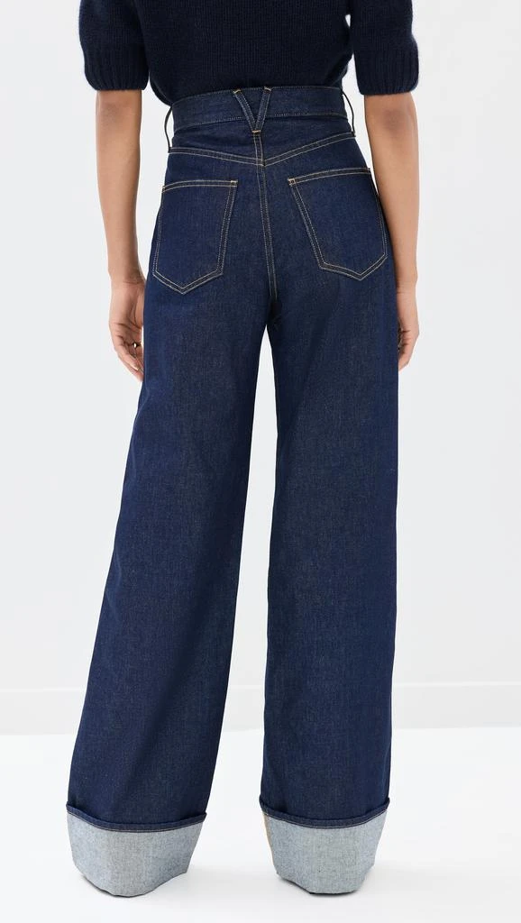 VERONICA BEARD Taylor High Rise Wide Leg Jeans 3