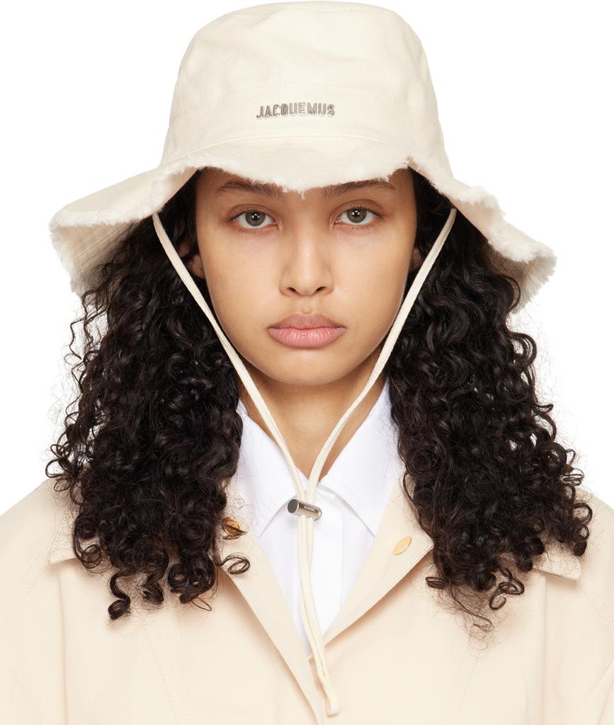 JACQUEMUS ハット ホワイト 中古・古着通販】jacquemus (ジャックムス) バケットハット