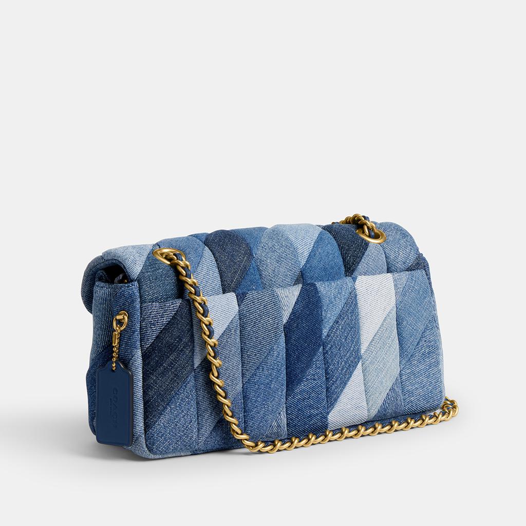 バッグ COACH Patchwork Denim Shoulder Bag Women's Tabby 20 quilted patchwork denim shoulder bag
