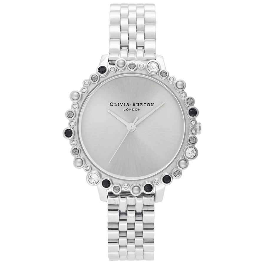 Olivia Burton Under the Sea Bejeweled Quartz Crystal Silver Dial Ladies Watch OB16US31 1
