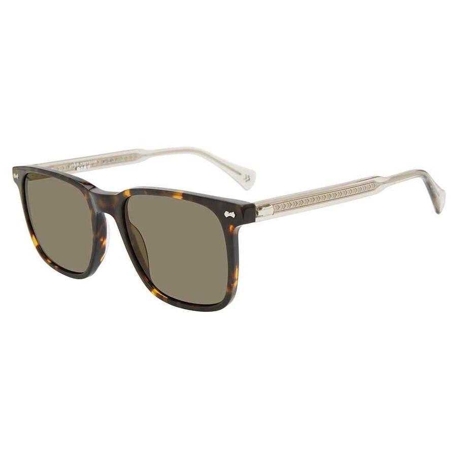 John Varvatos Brown Square Men's Sunglasses SJV557 0HAV 54