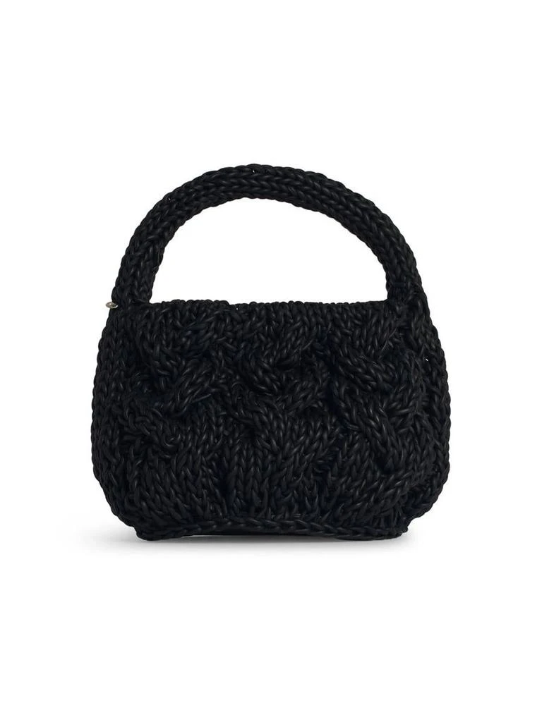 JW Anderson JW Anderson 'Knit' Black Leather Bag 1