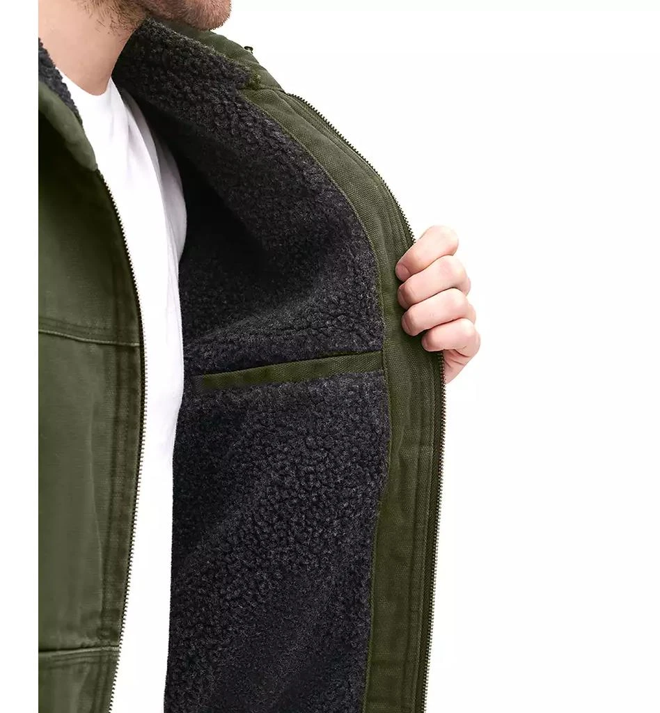 BASS OUTDOOR Men's Hooded Zip-Front Fleece-Lined Bomber Jacket 4