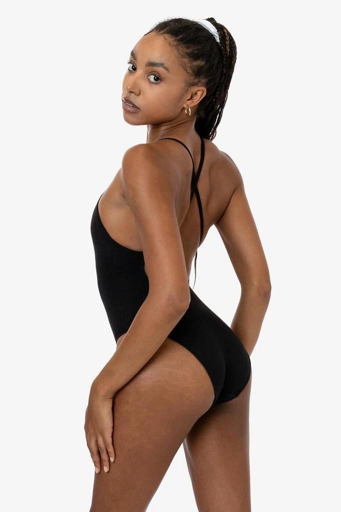 Los Angeles Apparel B308GD - Garment Dye Spaghetti Ruched Front Crossback Bodysuit 21
