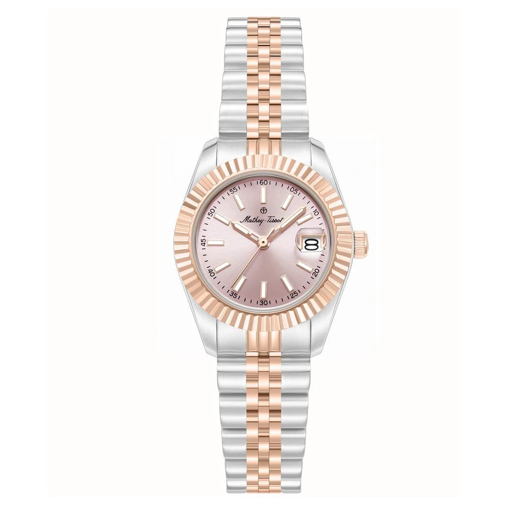 Mathey-Tissot Mathey-Tissot Quartz Light Rose Gold Dial Ladies Watch H250955C-D